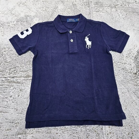 polo Ralph Lauren Kids Polo Tee Blue Cotton Short Sleeve T Shirt Size 4t/4 - Picture 3 of 8